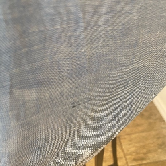 Big Mac JC Penny Mens Vintage Non Iron Blue Button Up Shirt - Picture 6 of 10